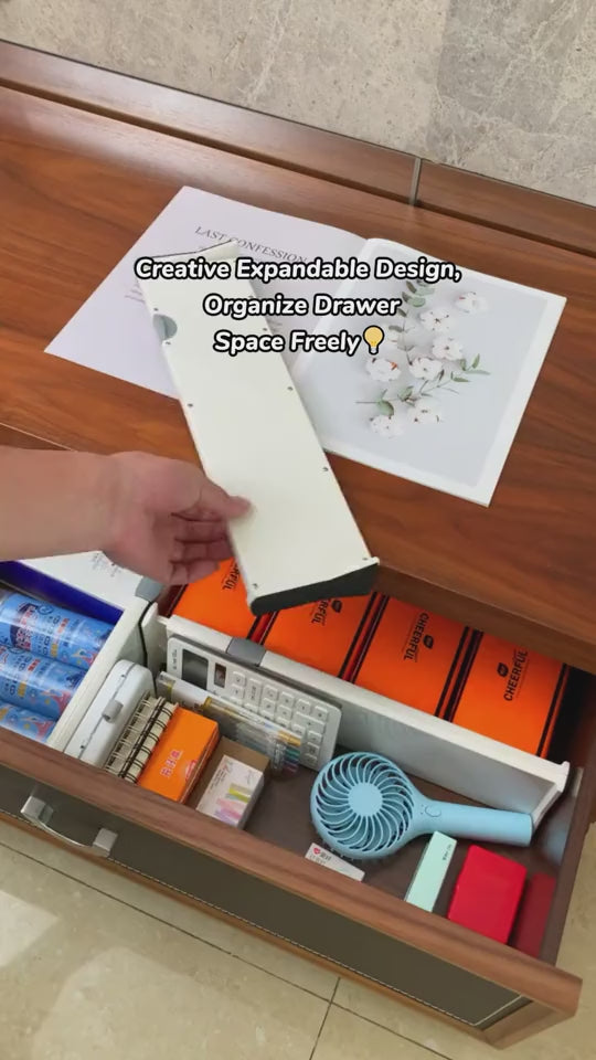 Telescopic Drawer Divider – Adjustable Cabinet & Wardrobe Organizer